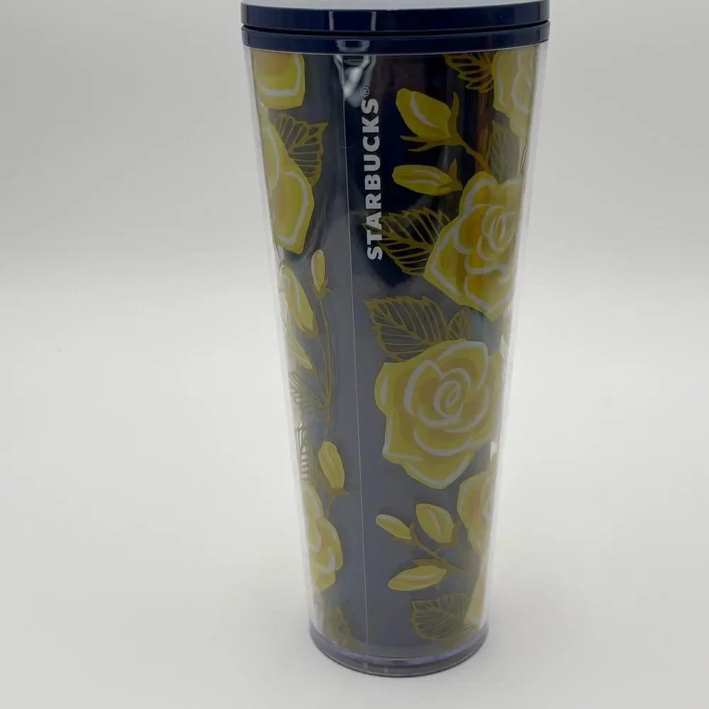 Starbucks Yellow Rose of Texas Tumbler Venti 24oz 2019 Limited Local Series Cup